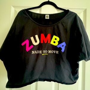 Zumba Colorful Crop Top, Never Worn